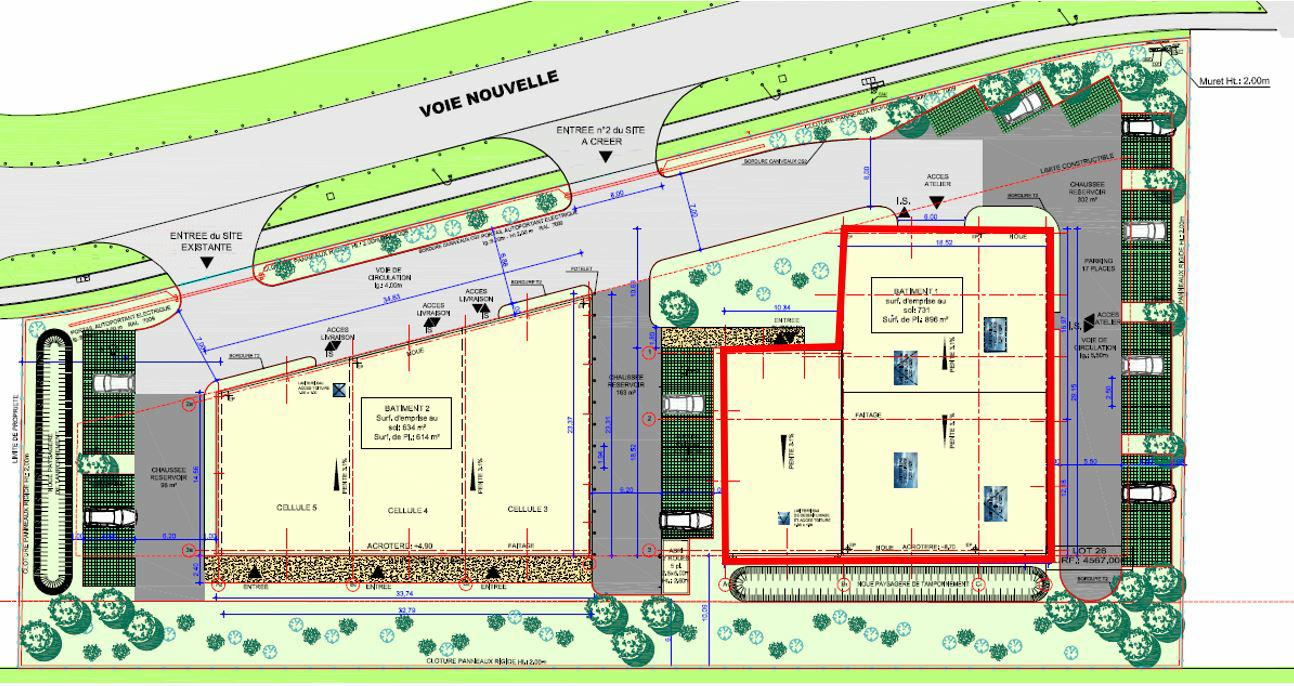 Local d'activité Ennevelin 890m² Location local d'activité Ennevelin Nord OLACT2422992 11